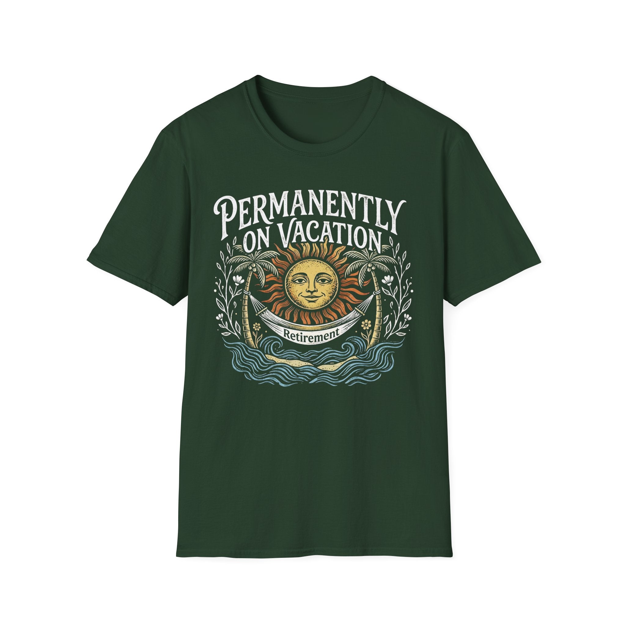 Permanently on Vacation Retirement T-Shirt