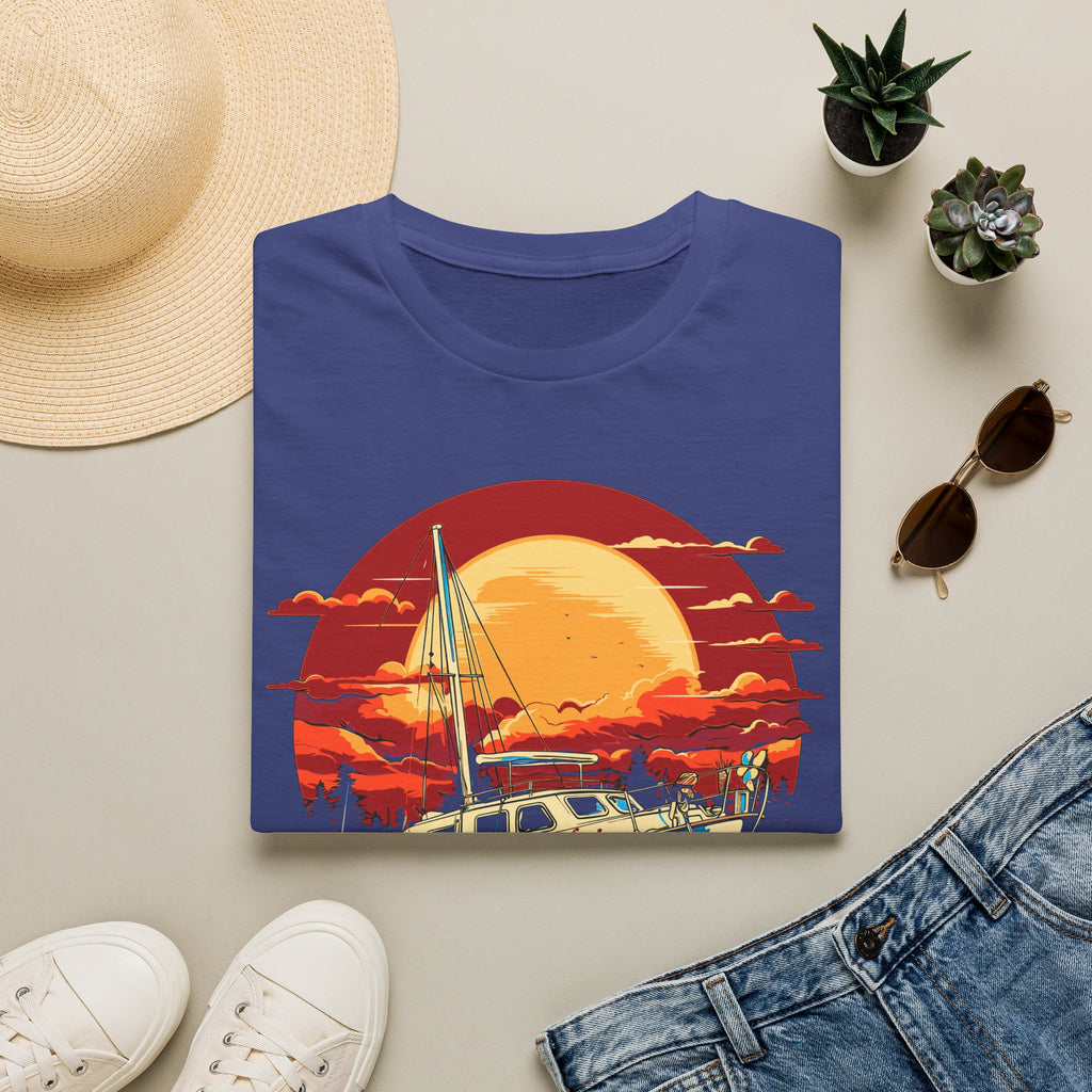Sunset Harbor Yacht Rock T-Shirt