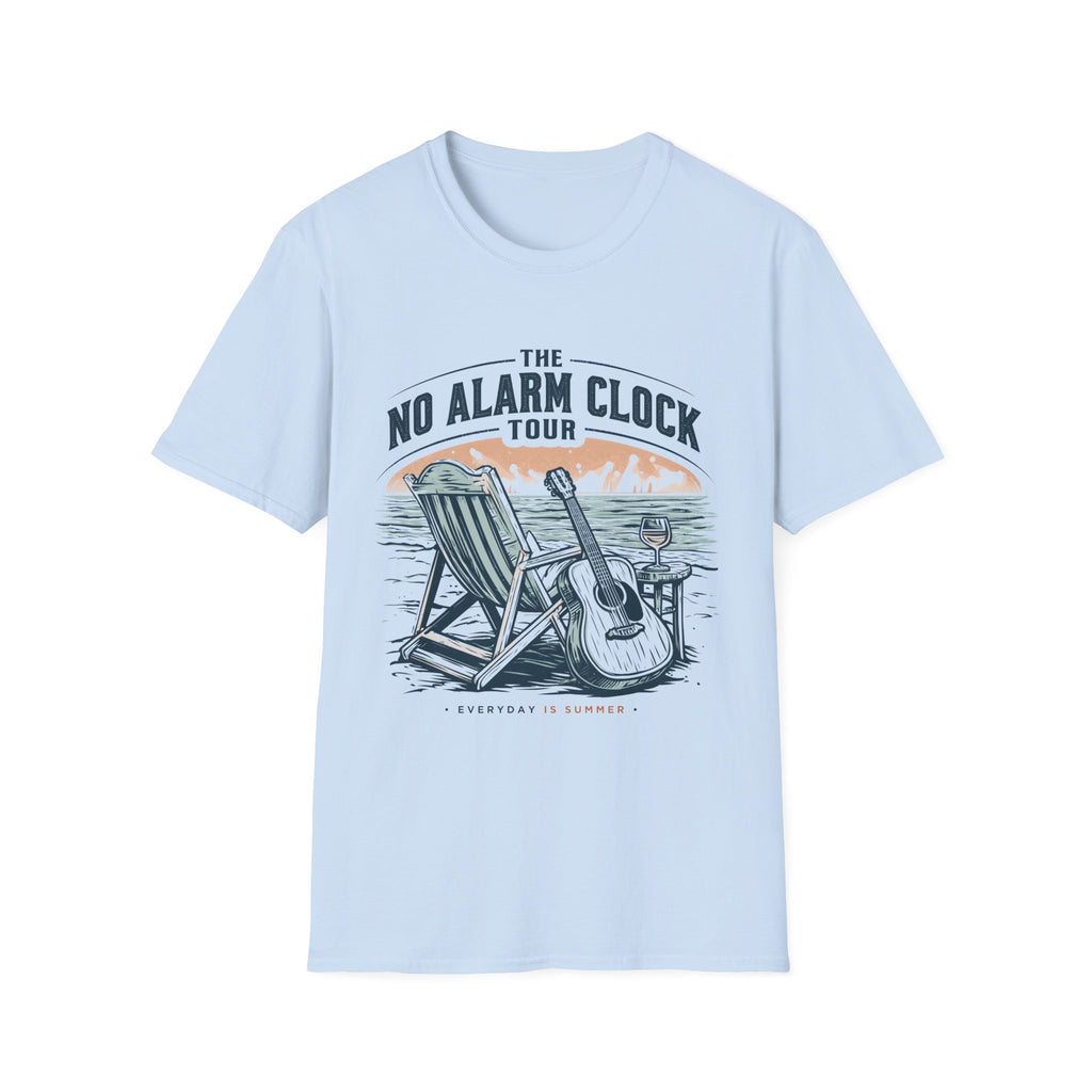 No Alarm Clock Tour Retirement T-Shirt