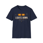 Lights Down Music On Audiophile T-Shirt
