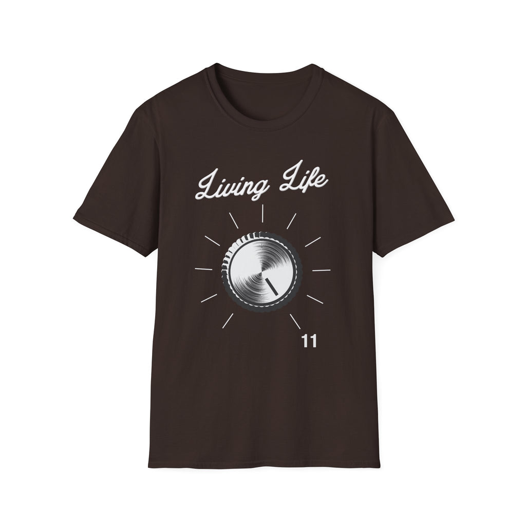 Volume Knob Living Life on Eleven T-Shirt