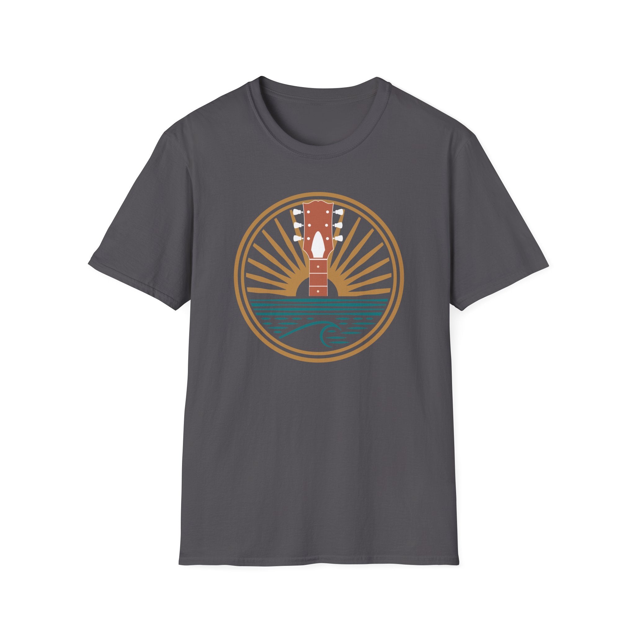 Second Set Society Music Waves Guitar T-Shirt
