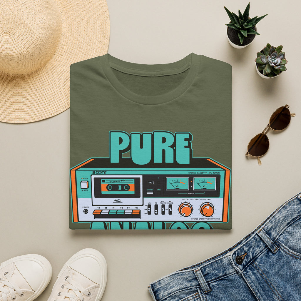 Vintage Tape Deck Pure Analog Audiophile T-Shirt