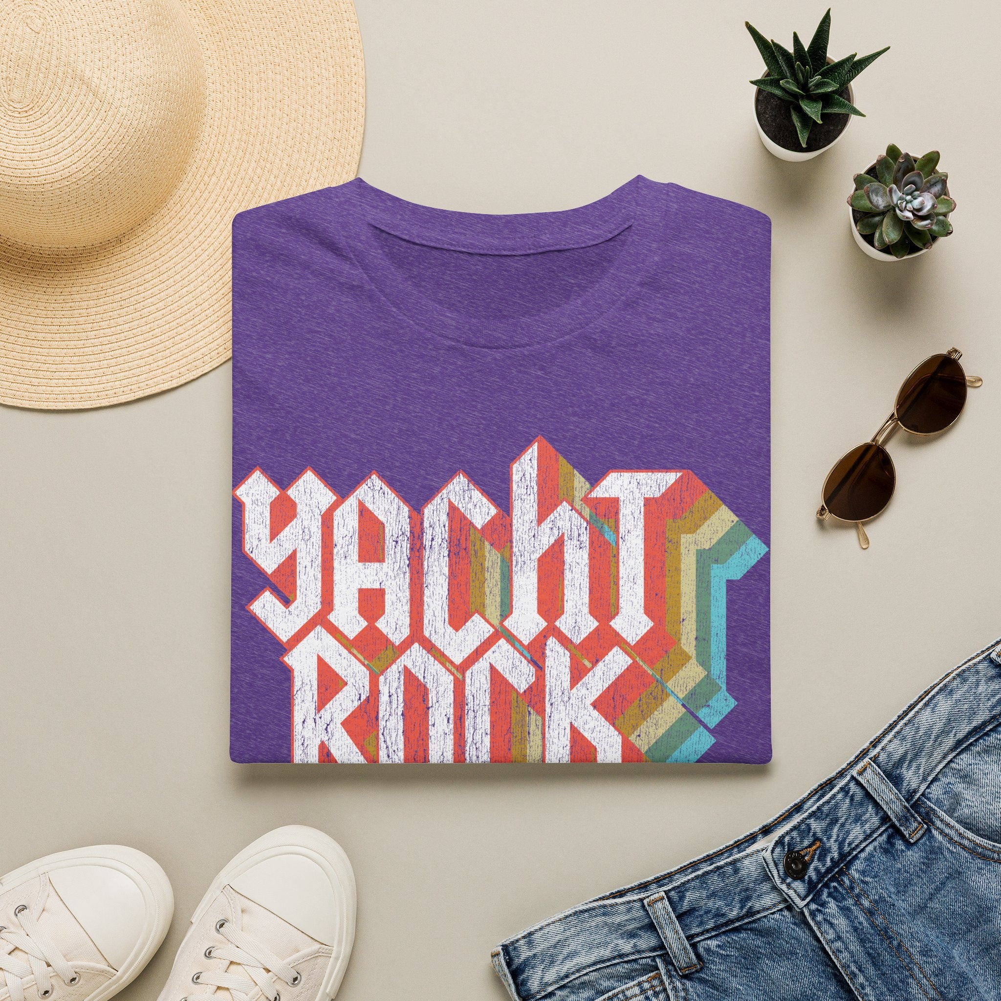 Heavy Metal Faded Yacht Rock T-Shirt
