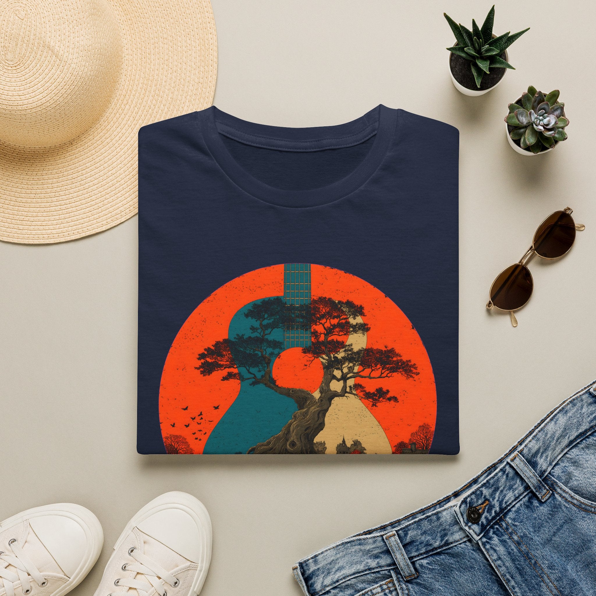Tree of Life Acoustic Guitar T-Shirt