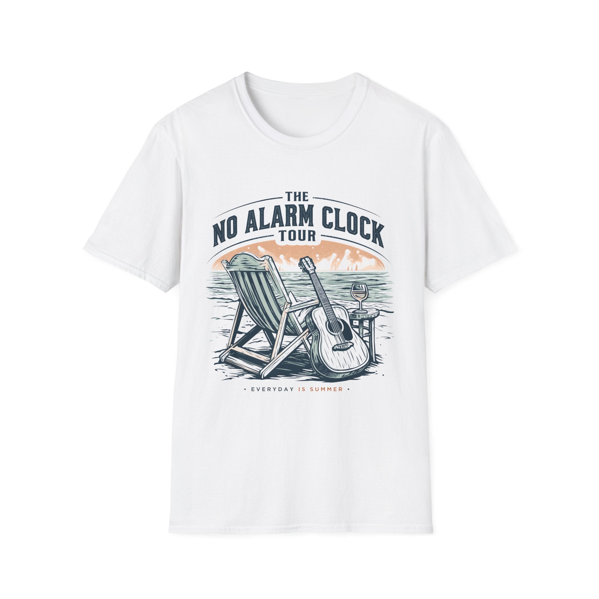 No Alarm Clock Tour Retirement T-Shirt