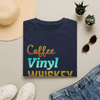 Coffee Vinyl Whiskey Vinyl Record Collector T-Shirt