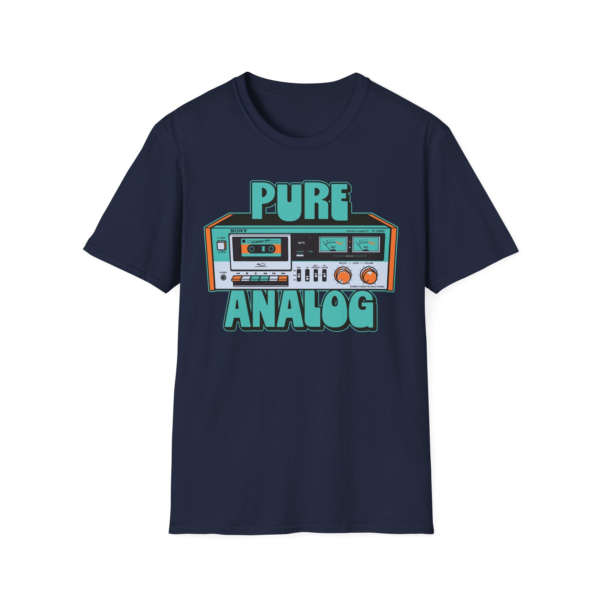 Vintage Tape Deck Pure Analog Audiophile T-Shirt