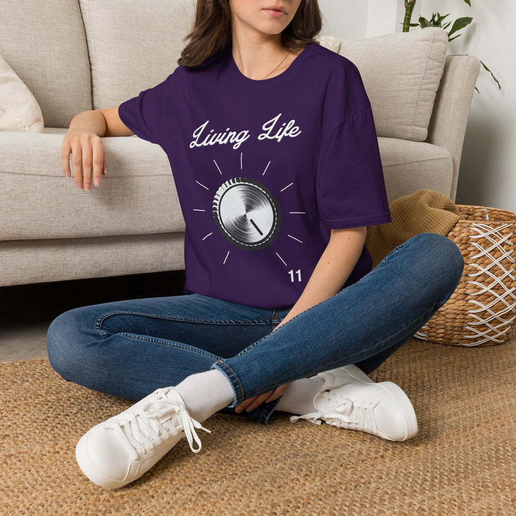 Volume Knob Living Life on Eleven T-Shirt
