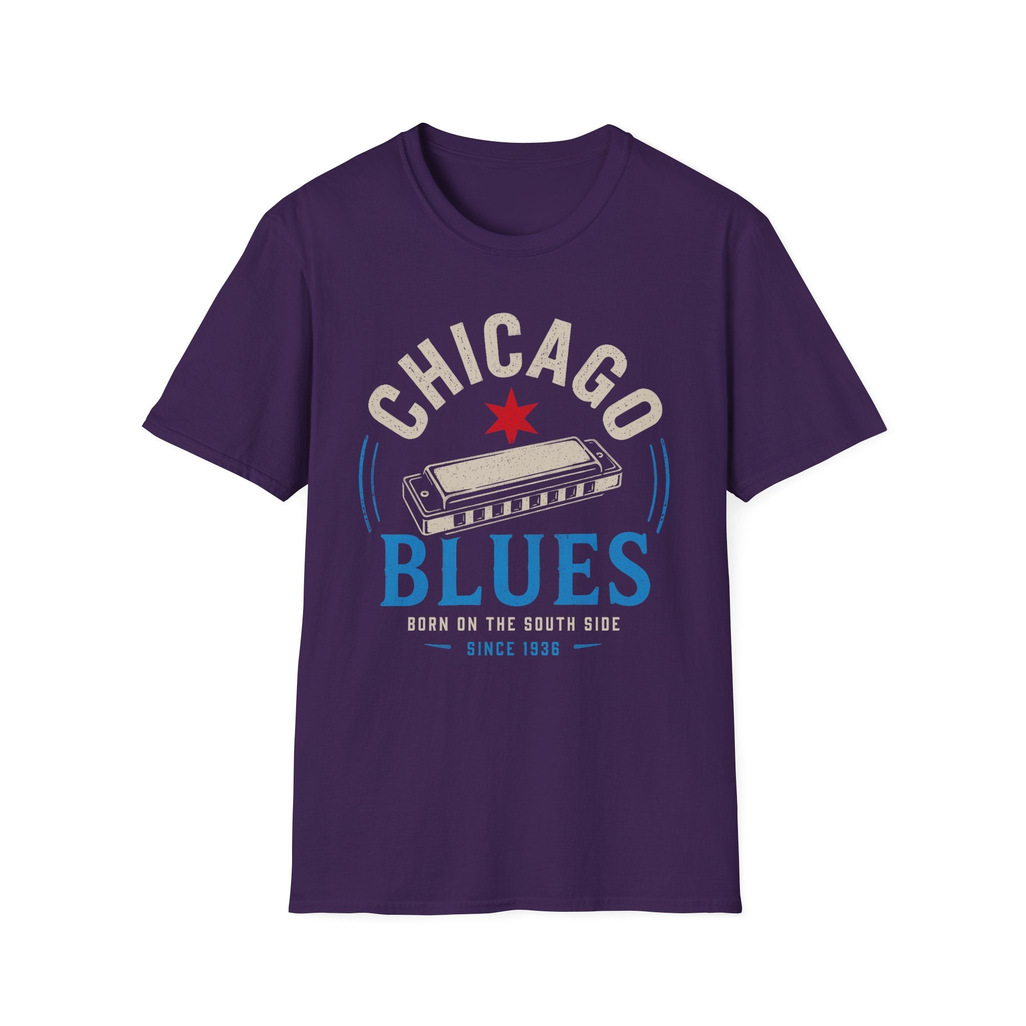 Born on the South Side Chicago Blues T-Shirt