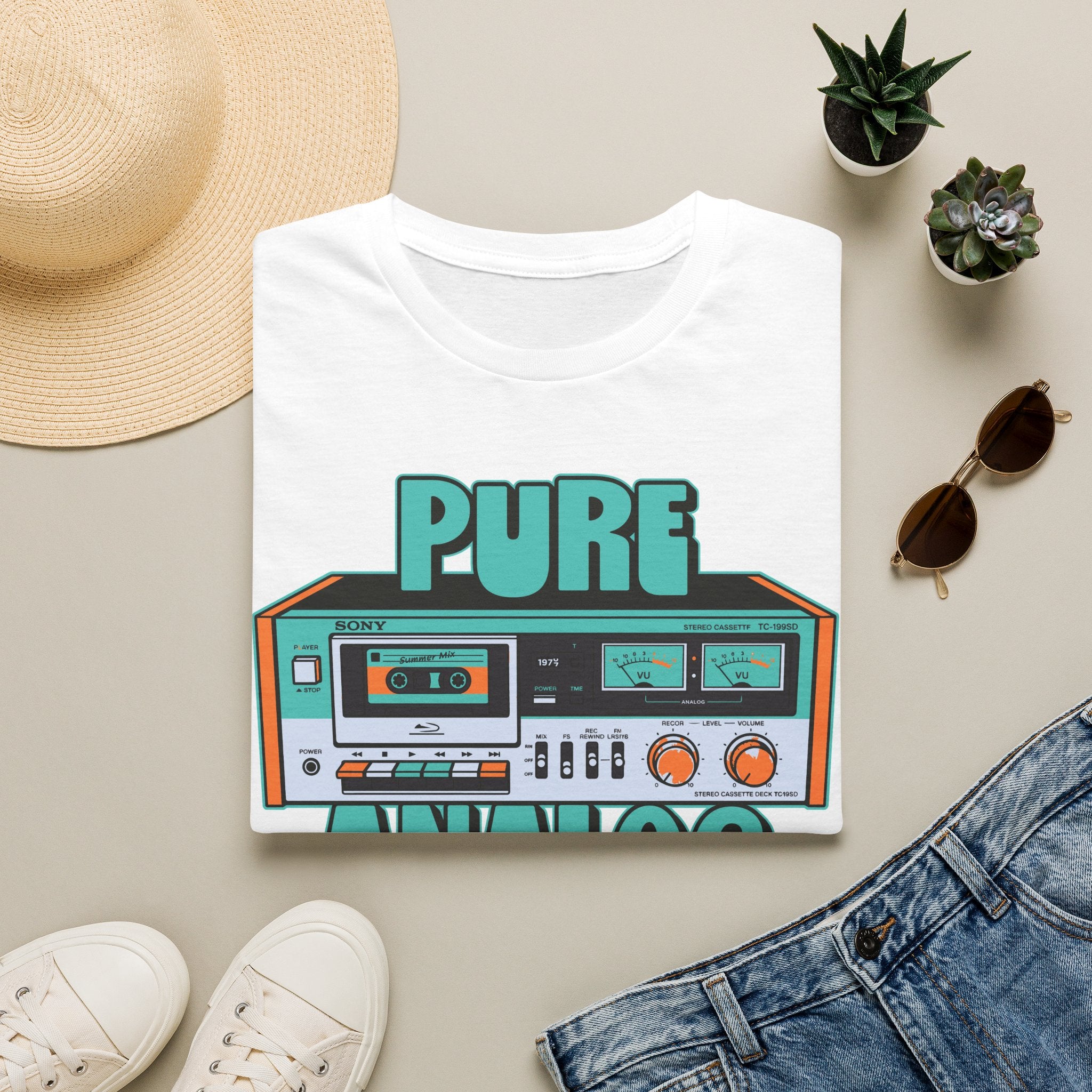 Vintage Tape Deck Pure Analog Audiophile T-Shirt