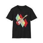 Vintage Electric Guitar Pinup Girl T-Shirt