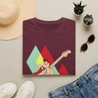Vintage Electric Guitar Pinup Girl T-Shirt