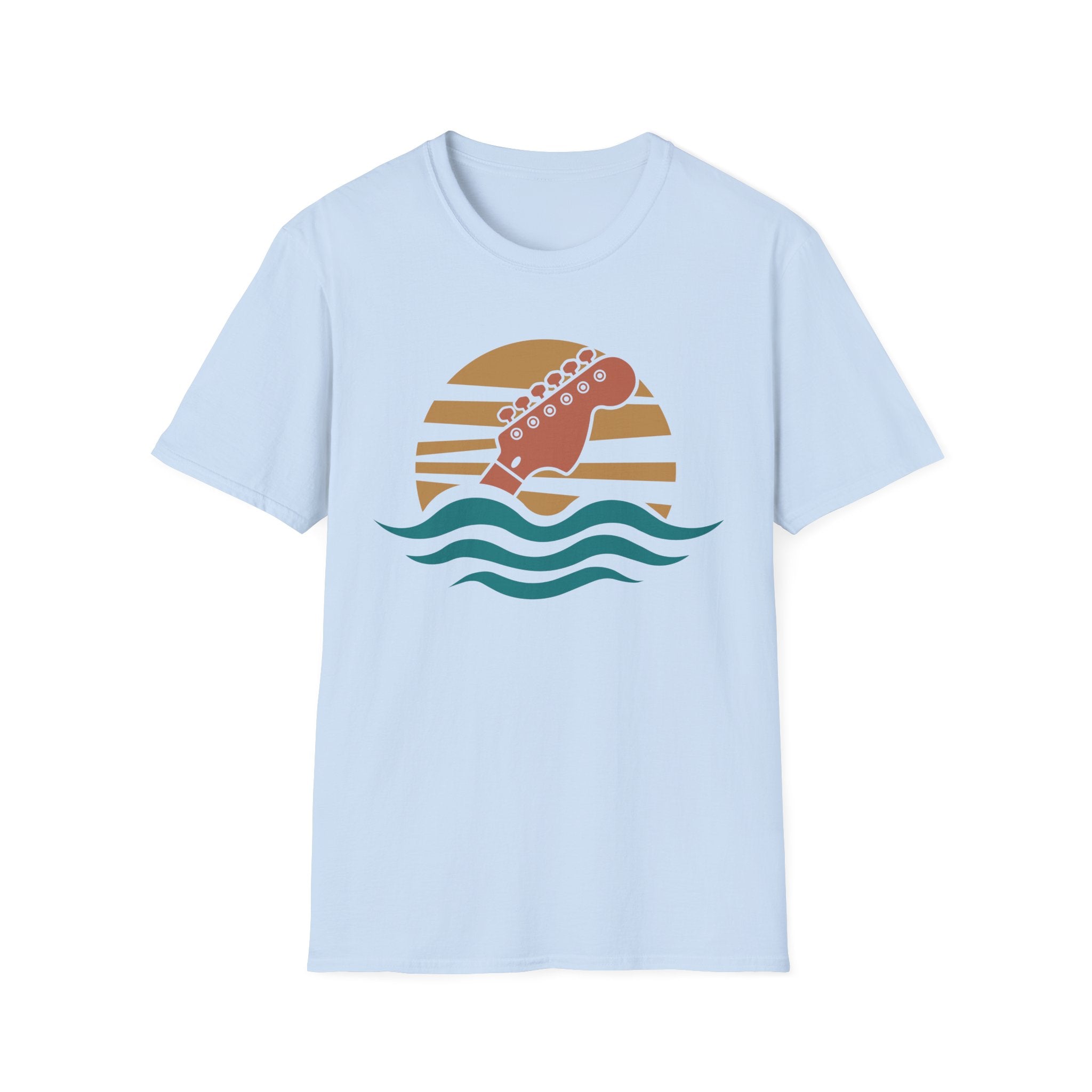 Second Set Society Sunset Guitar T-Shirt