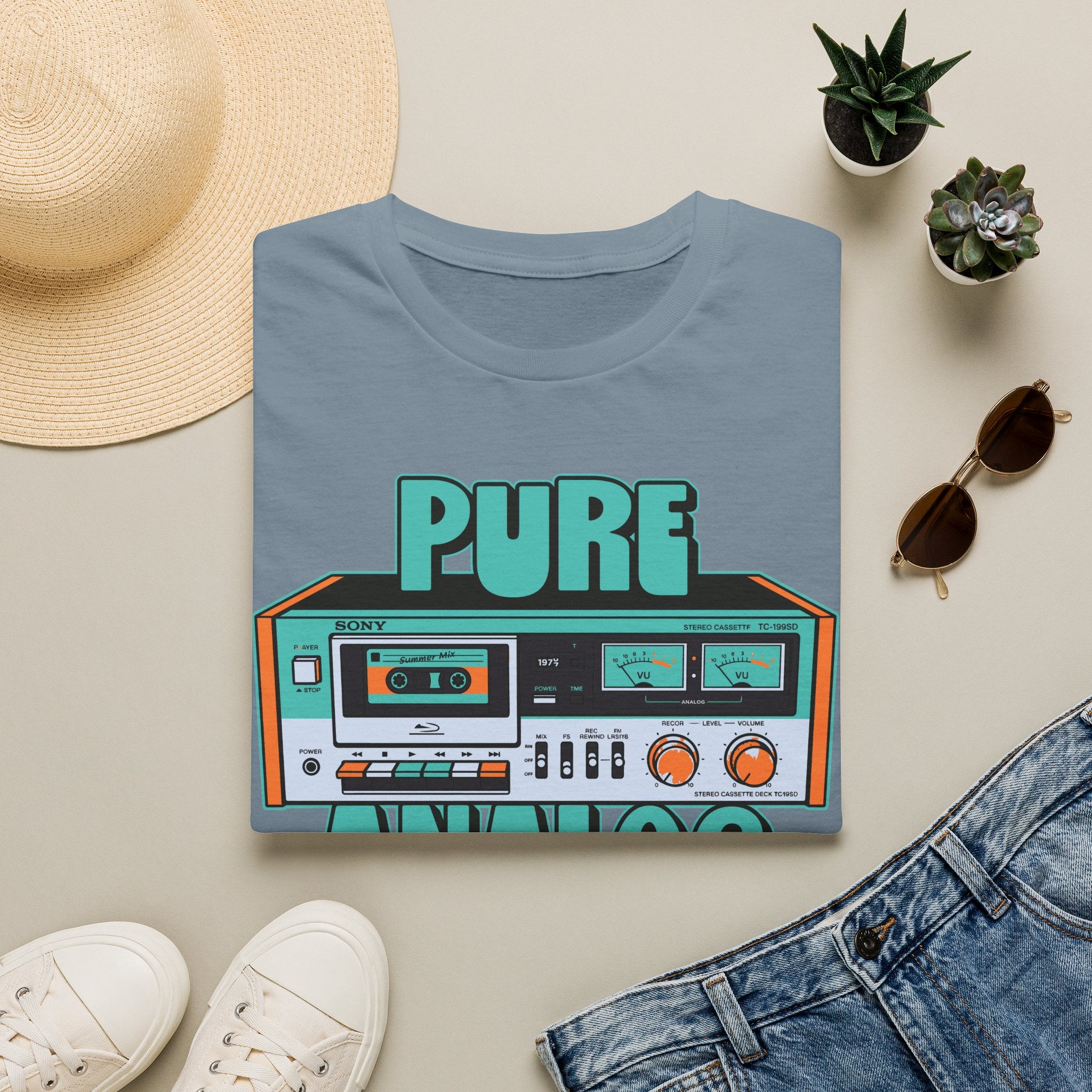 Vintage Tape Deck Pure Analog Audiophile T-Shirt