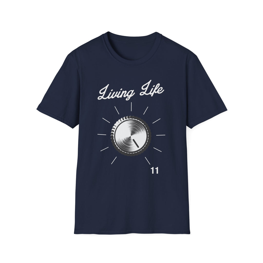 Volume Knob Living Life on Eleven T-Shirt