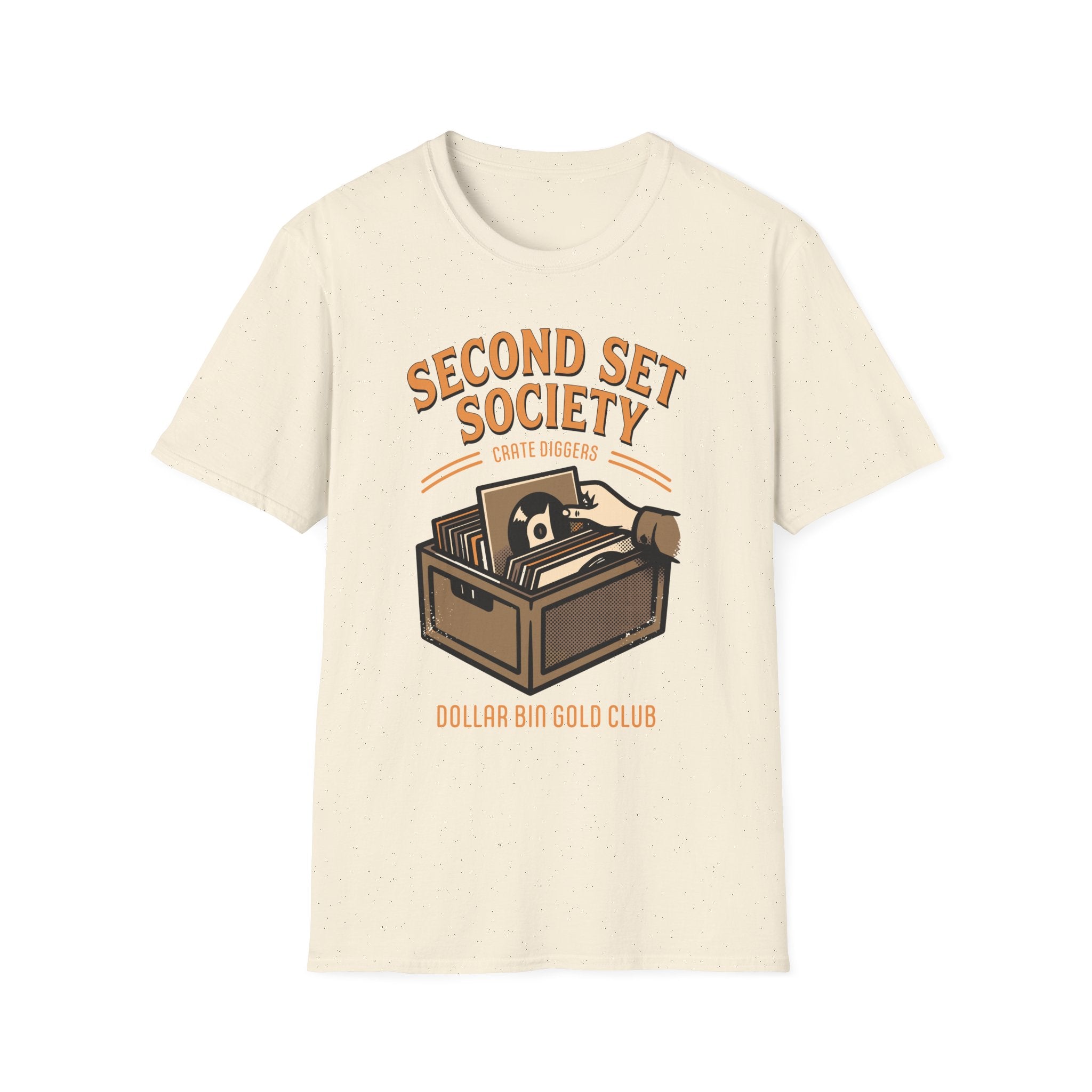 Dollar Bin Gold Club Crate Diggers Record Collector T-Shirt