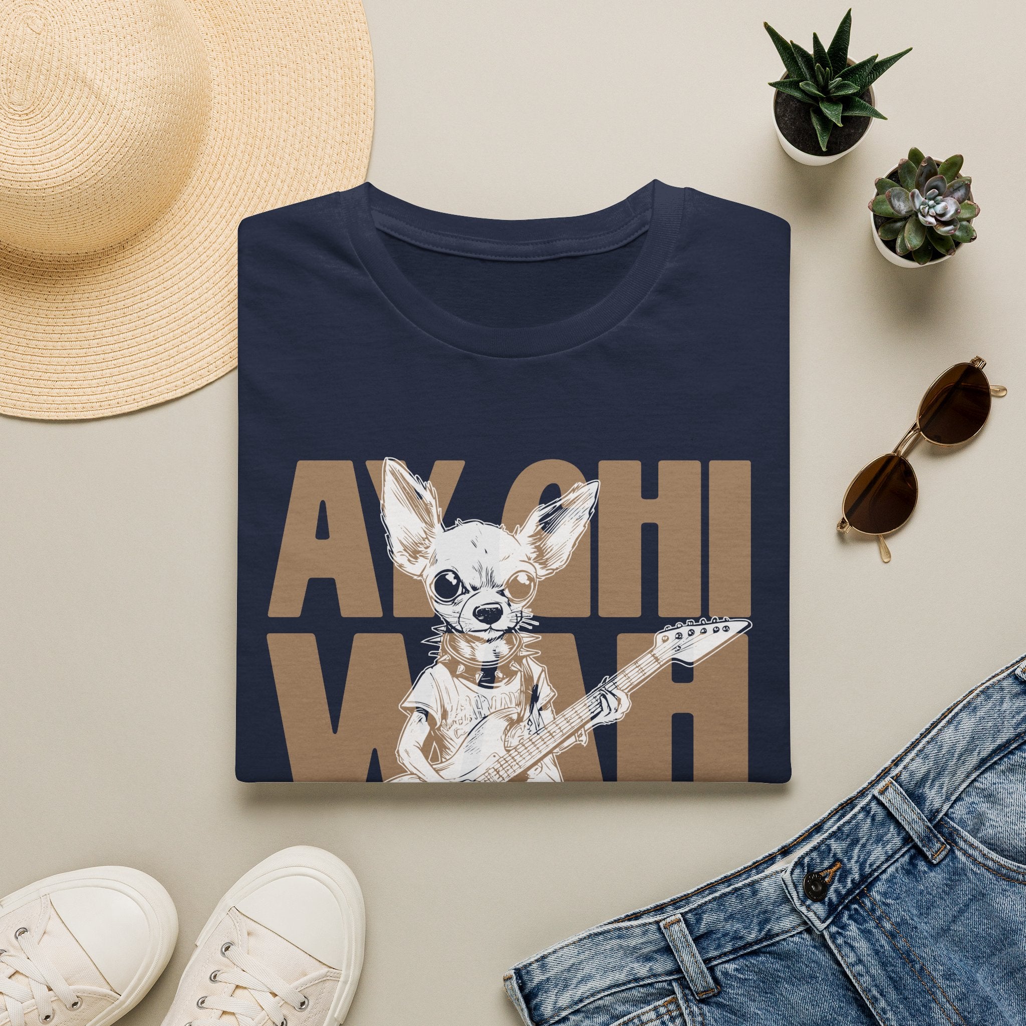 Ay Chihuahua Wah Wah Pedal Guitarist T-Shirt