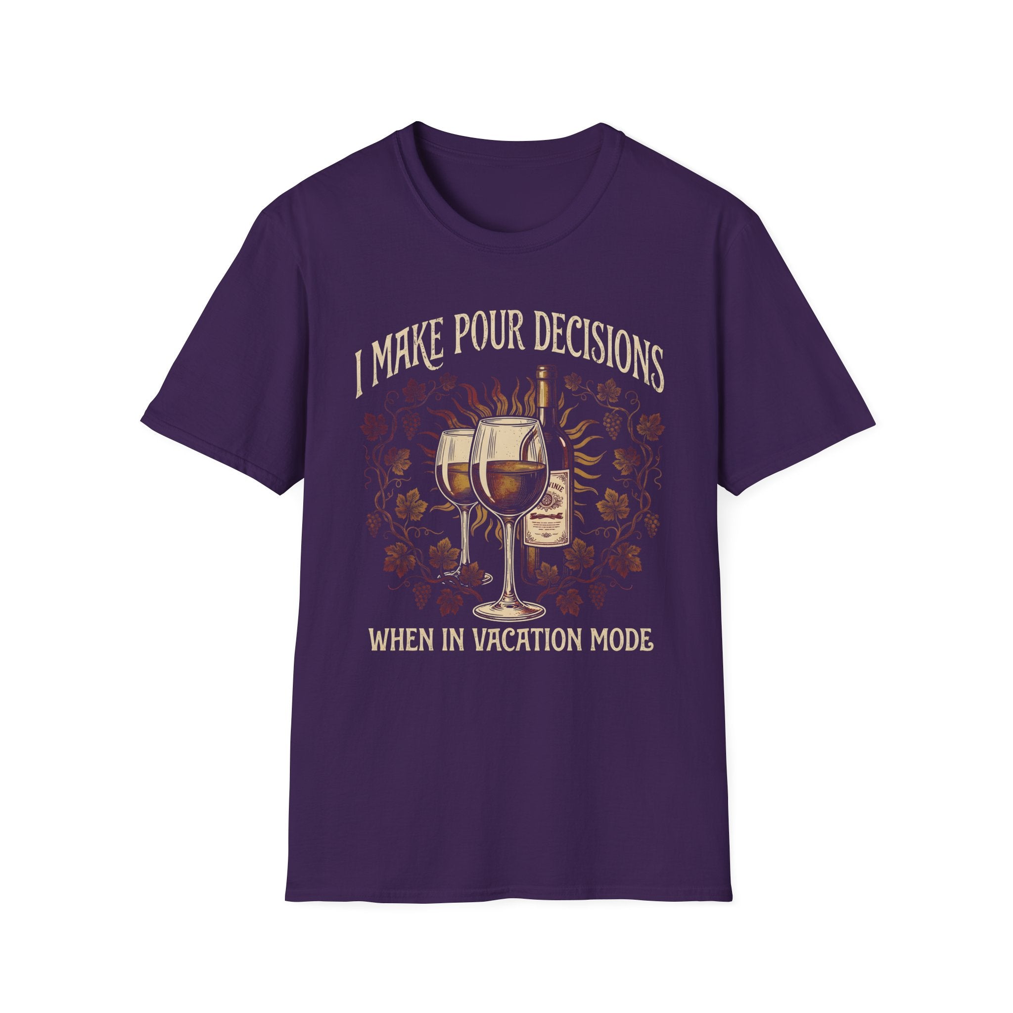 Pour Decisions Wine Lovers Vacation T-Shirt