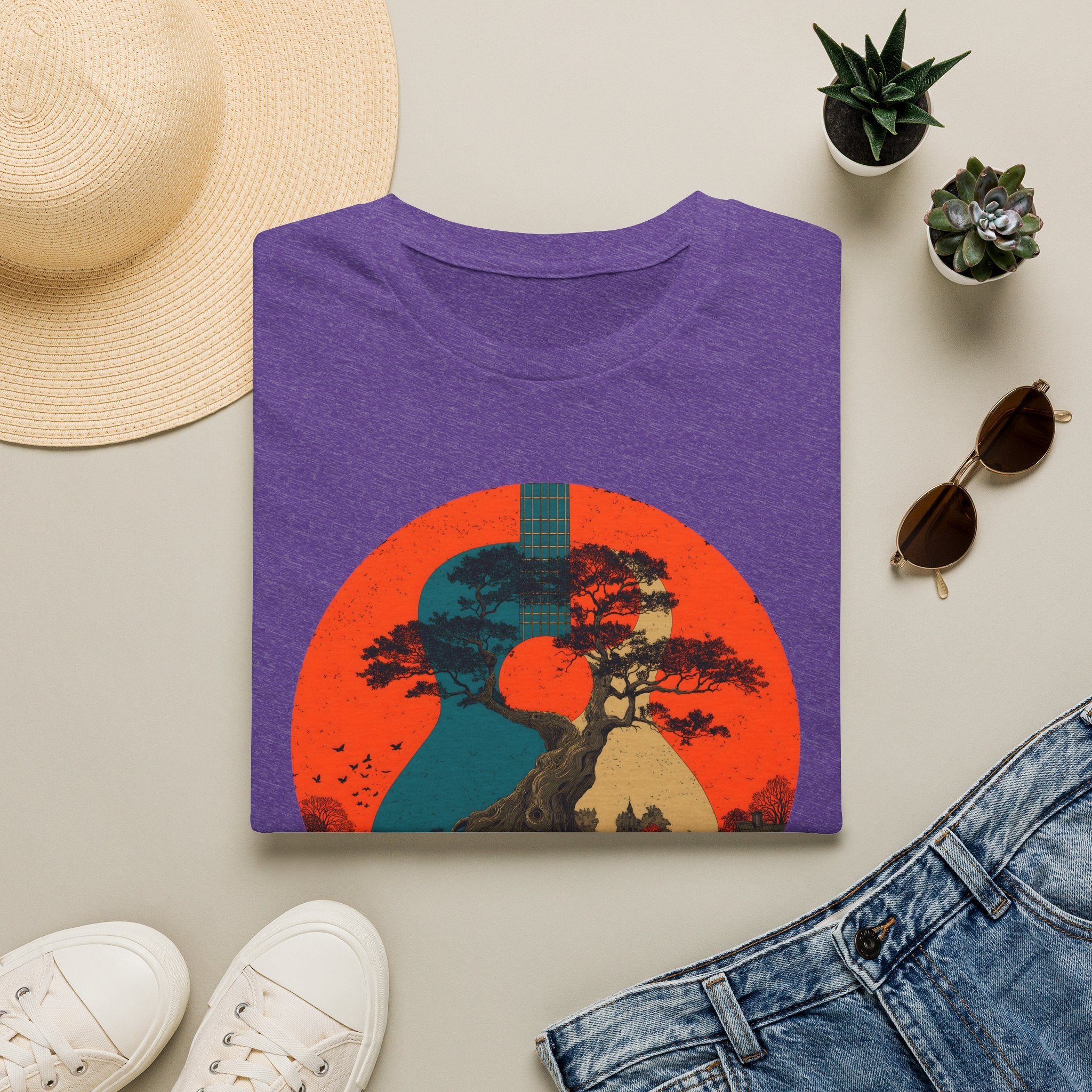 Tree of Life Acoustic Guitar T-Shirt
