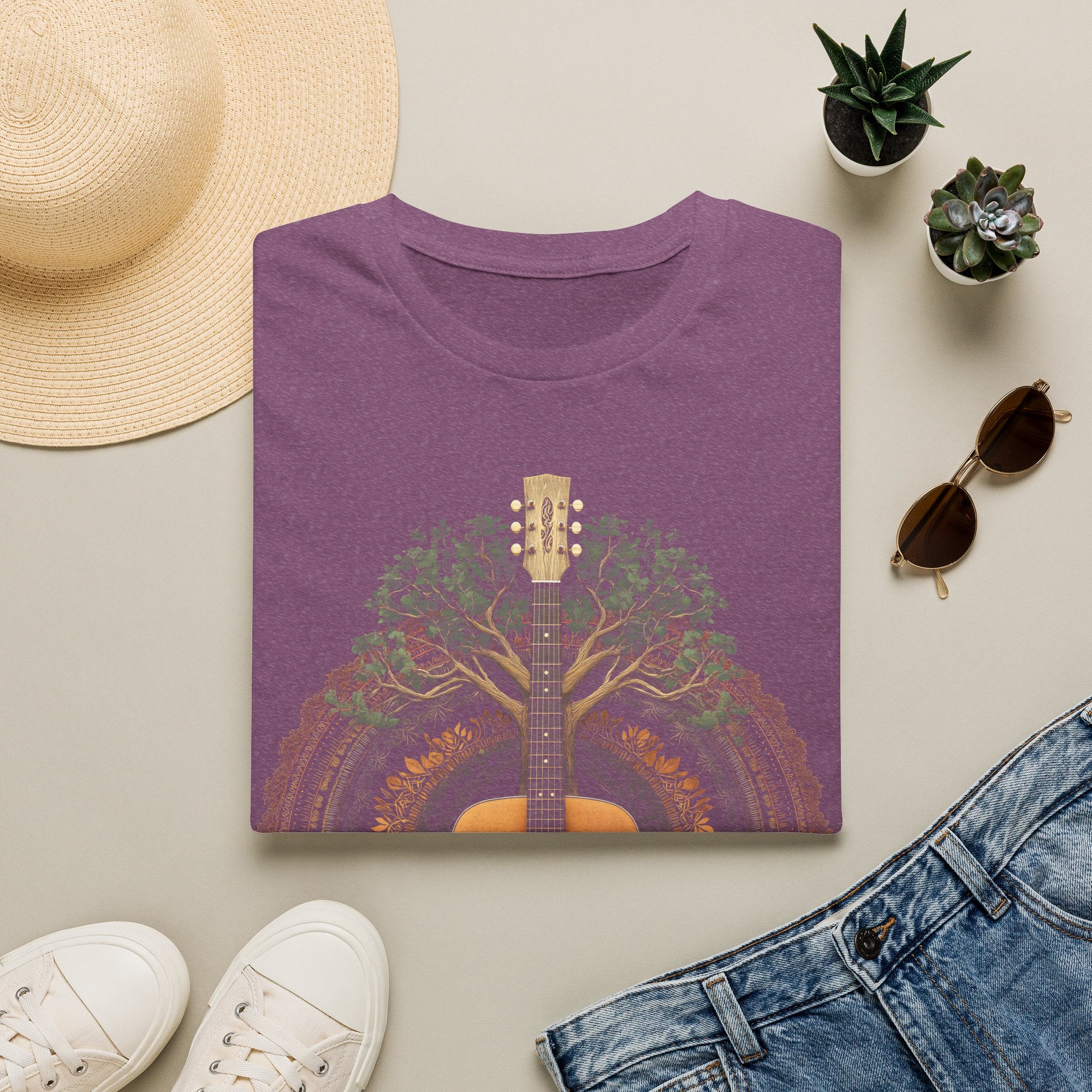 Tree of Life Acoustic Guitar T-Shirt