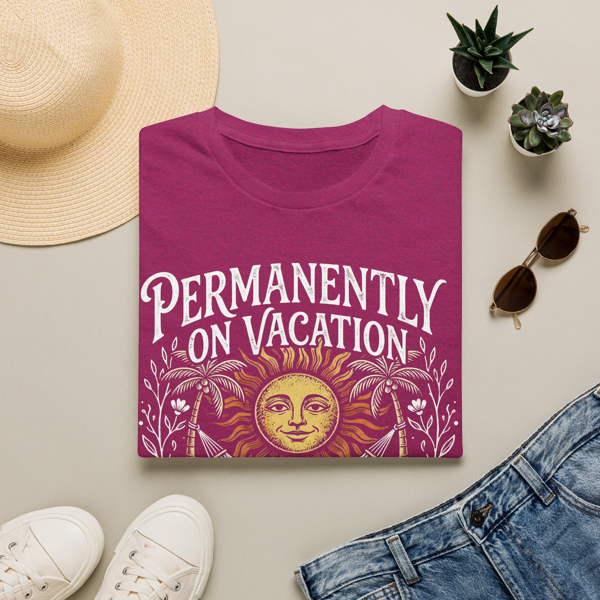 Permanently on Vacation Retirement T-Shirt