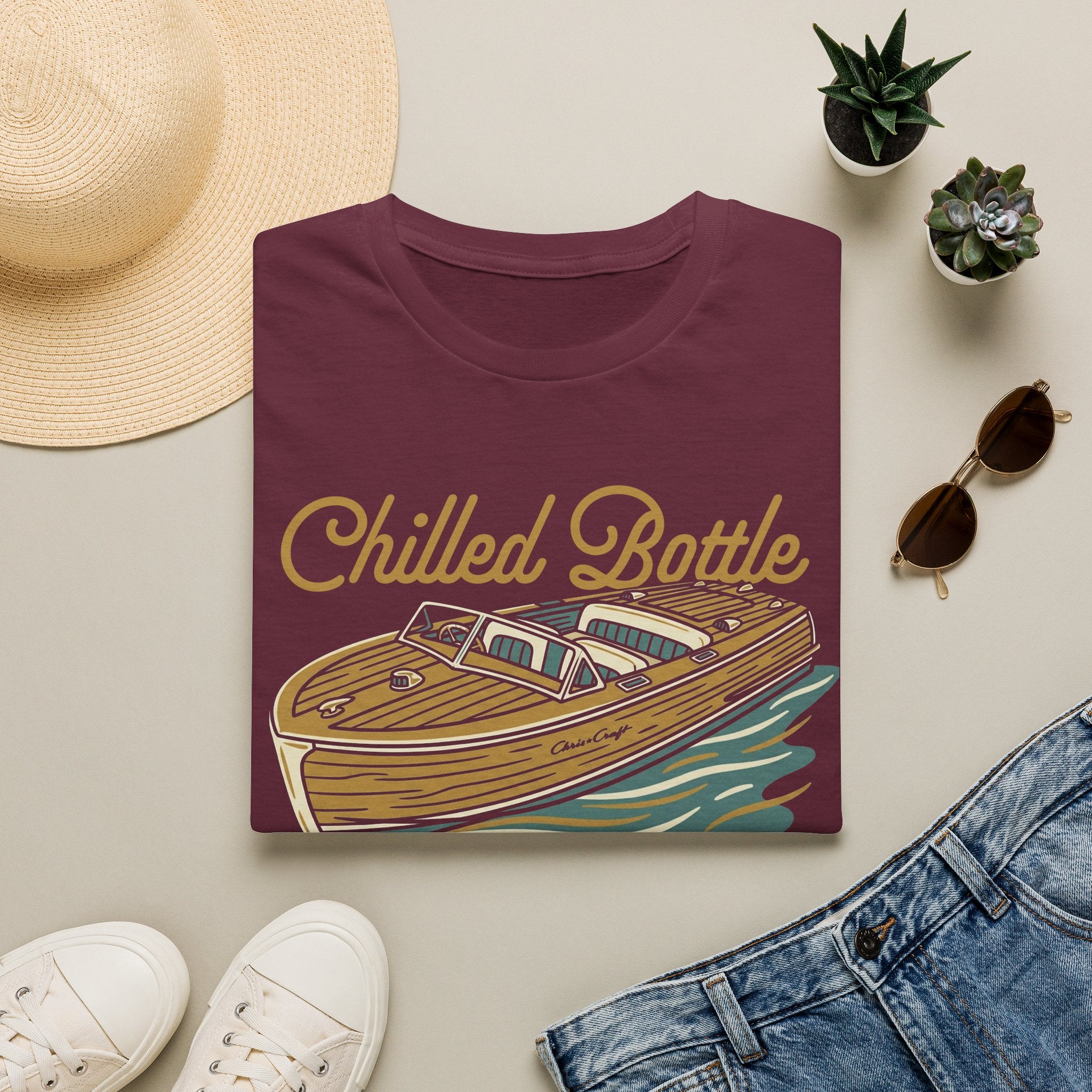 Chilled Bottle Full Throttle Vacation T-Shirt