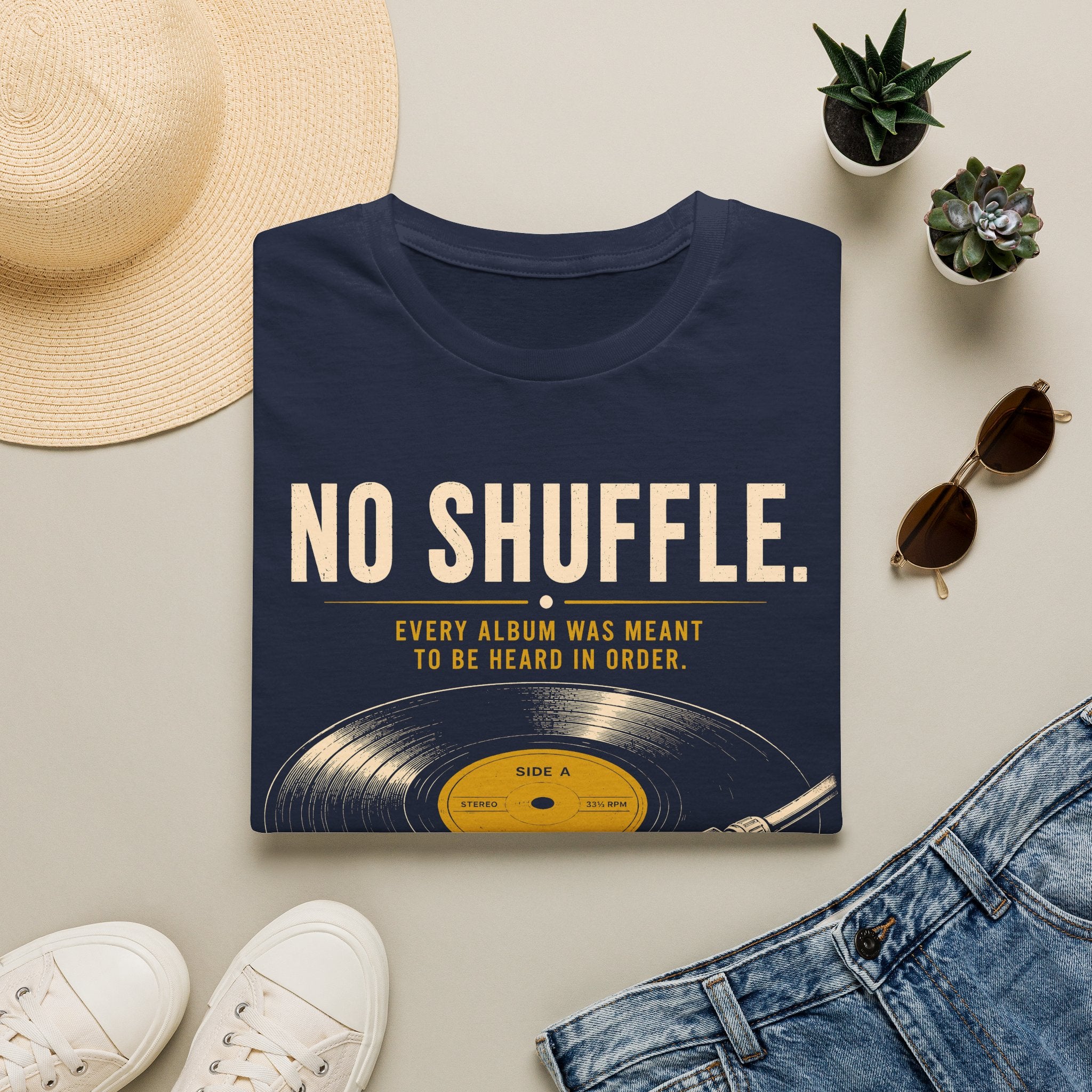 No Shuffle Audiophile T-Shirt