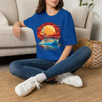 Sunset Harbor Yacht Rock T-Shirt