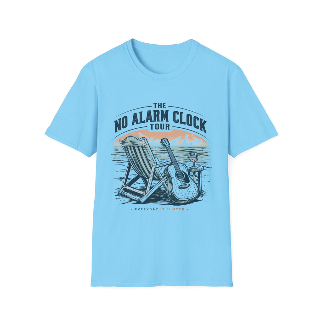 No Alarm Clock Tour Retirement T-Shirt