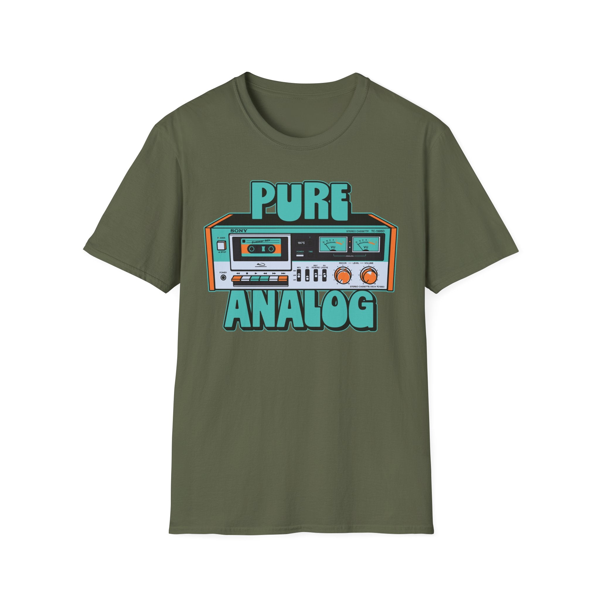 Vintage Tape Deck Pure Analog Audiophile T-Shirt