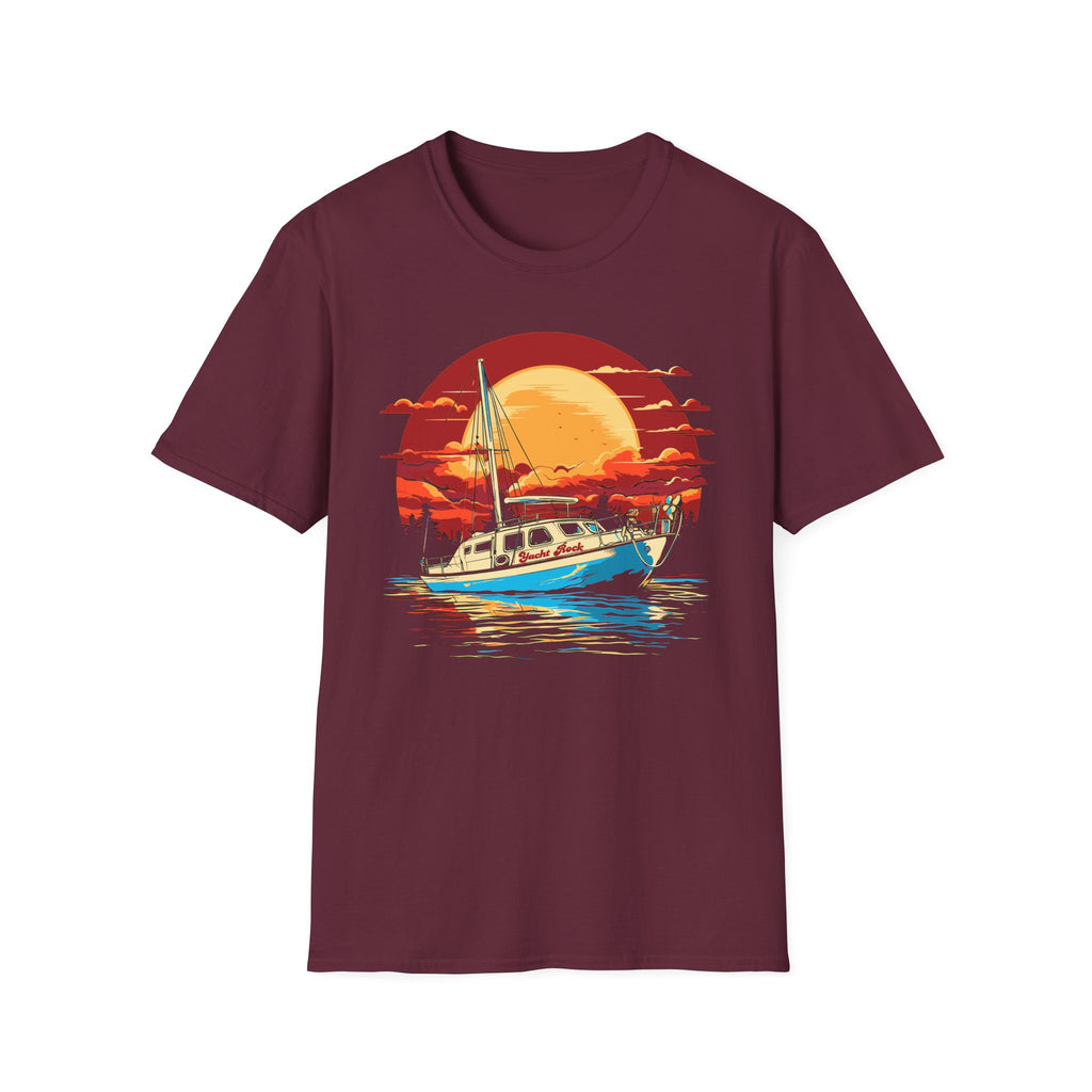 Sunset Harbor Yacht Rock T-Shirt
