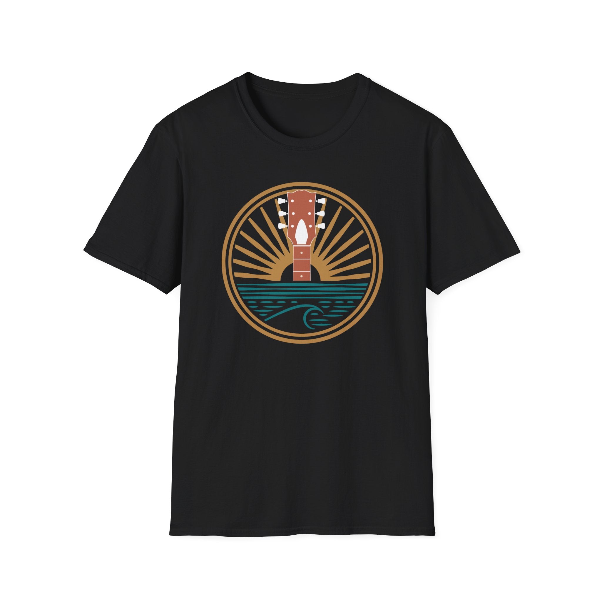 Second Set Society Music Waves Guitar T-Shirt