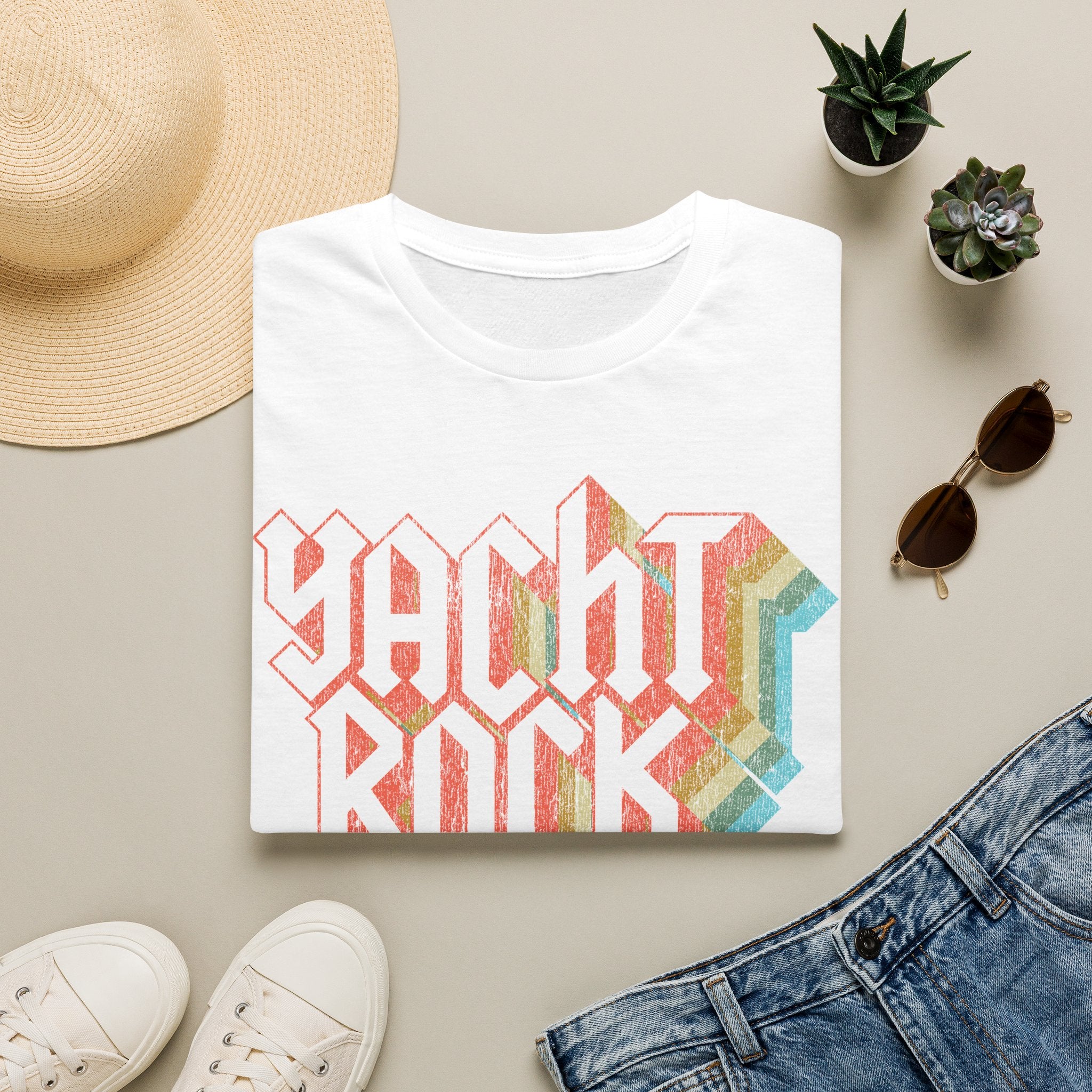 Heavy Metal Faded Yacht Rock T-Shirt