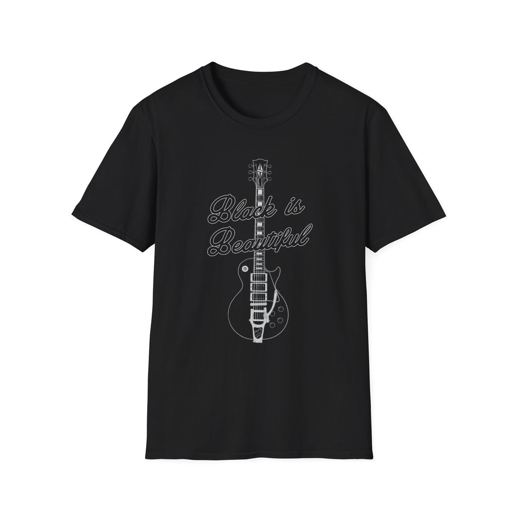Black is Beautiful Black Beauty Electric Guitar T-Shirt