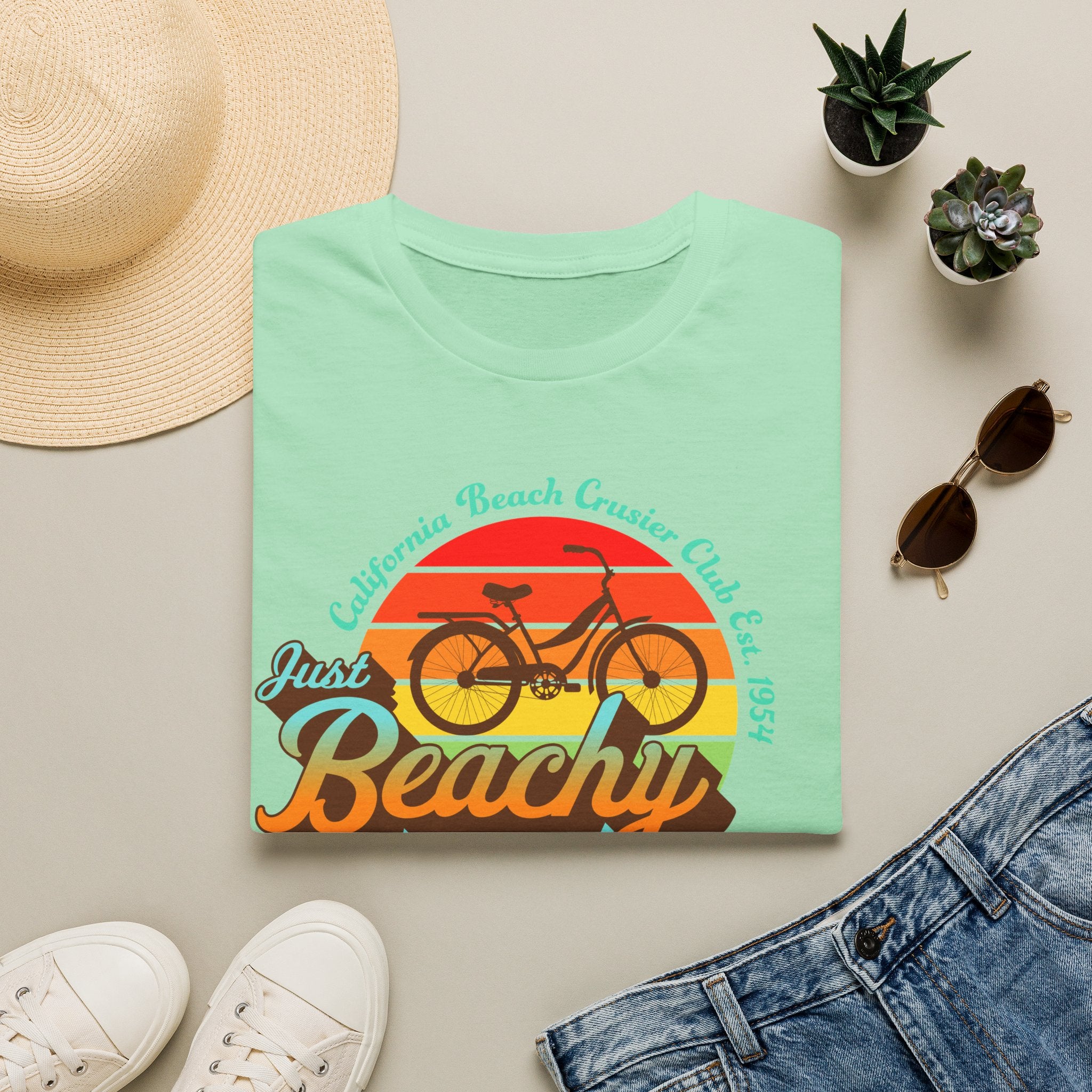 Just Beachy California Beach Cruiser Club T-Shirt