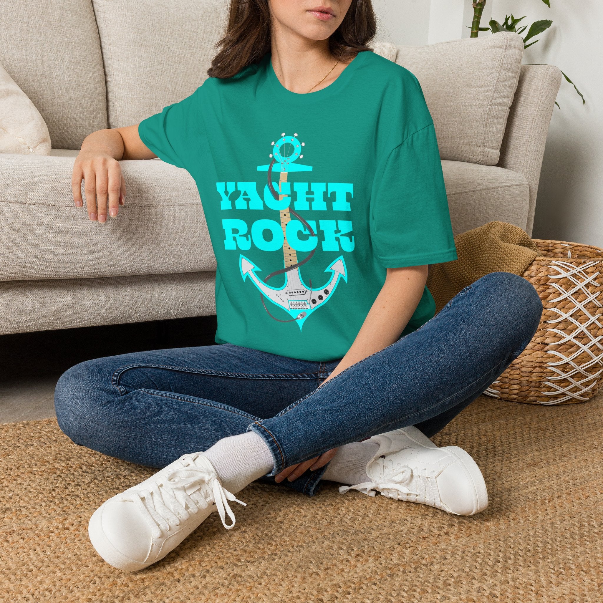 Anchor Electric Guitar Yacht Rock T-Shirt