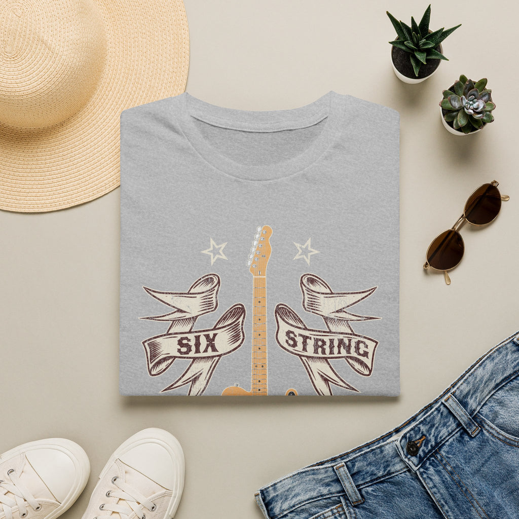 6 String Outlaw Country Guitar T-Shirt
