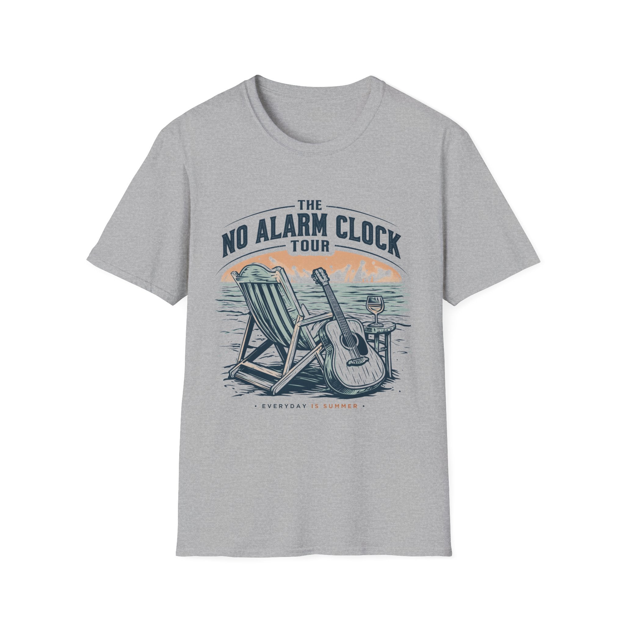 No Alarm Clock Tour Retirement T-Shirt