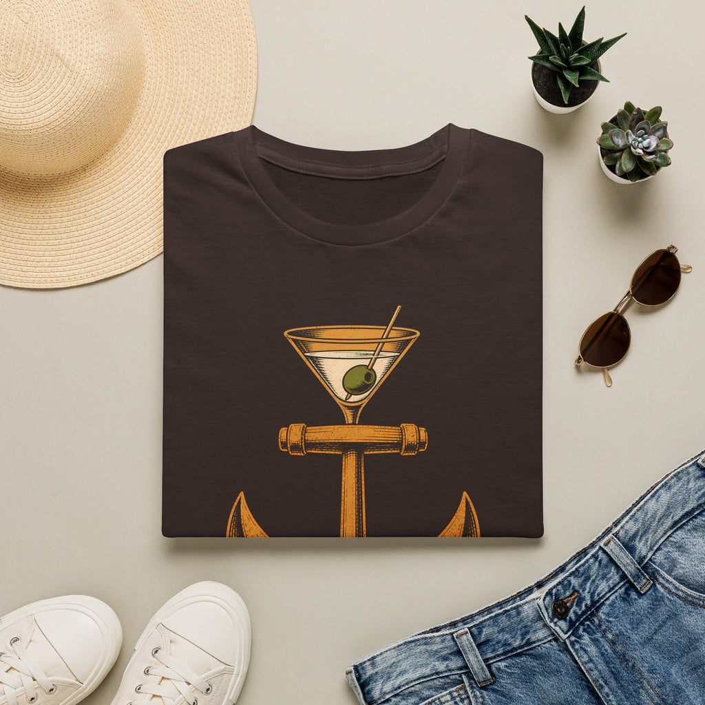 Drop Anchor Raise Glass Yacht Rock T-Shirt