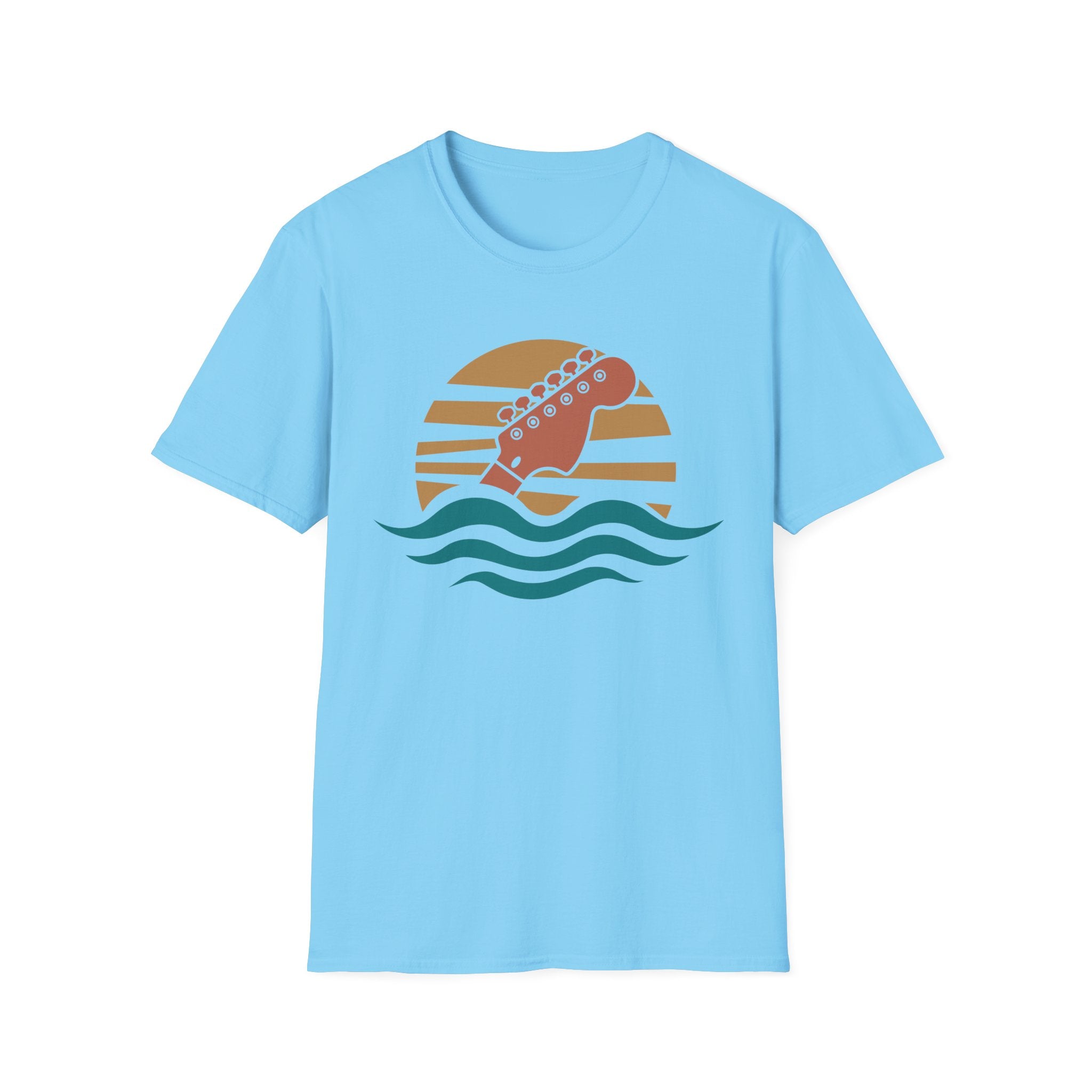 Second Set Society Sunset Guitar T-Shirt