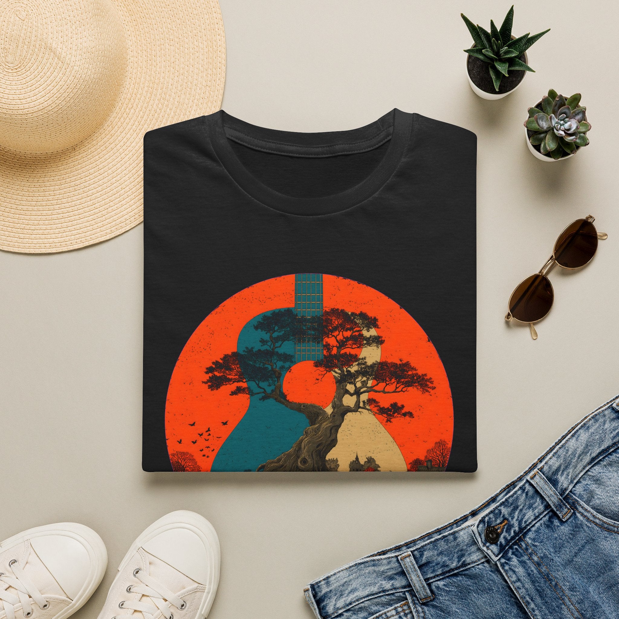 Tree of Life Acoustic Guitar T-Shirt