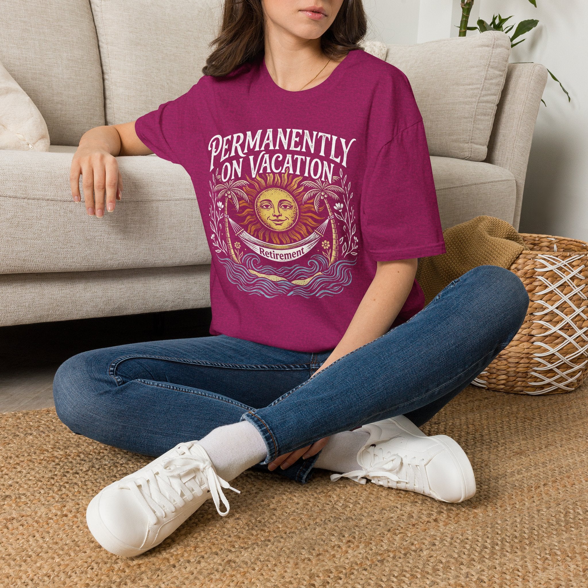 Permanently on Vacation Retirement T-Shirt