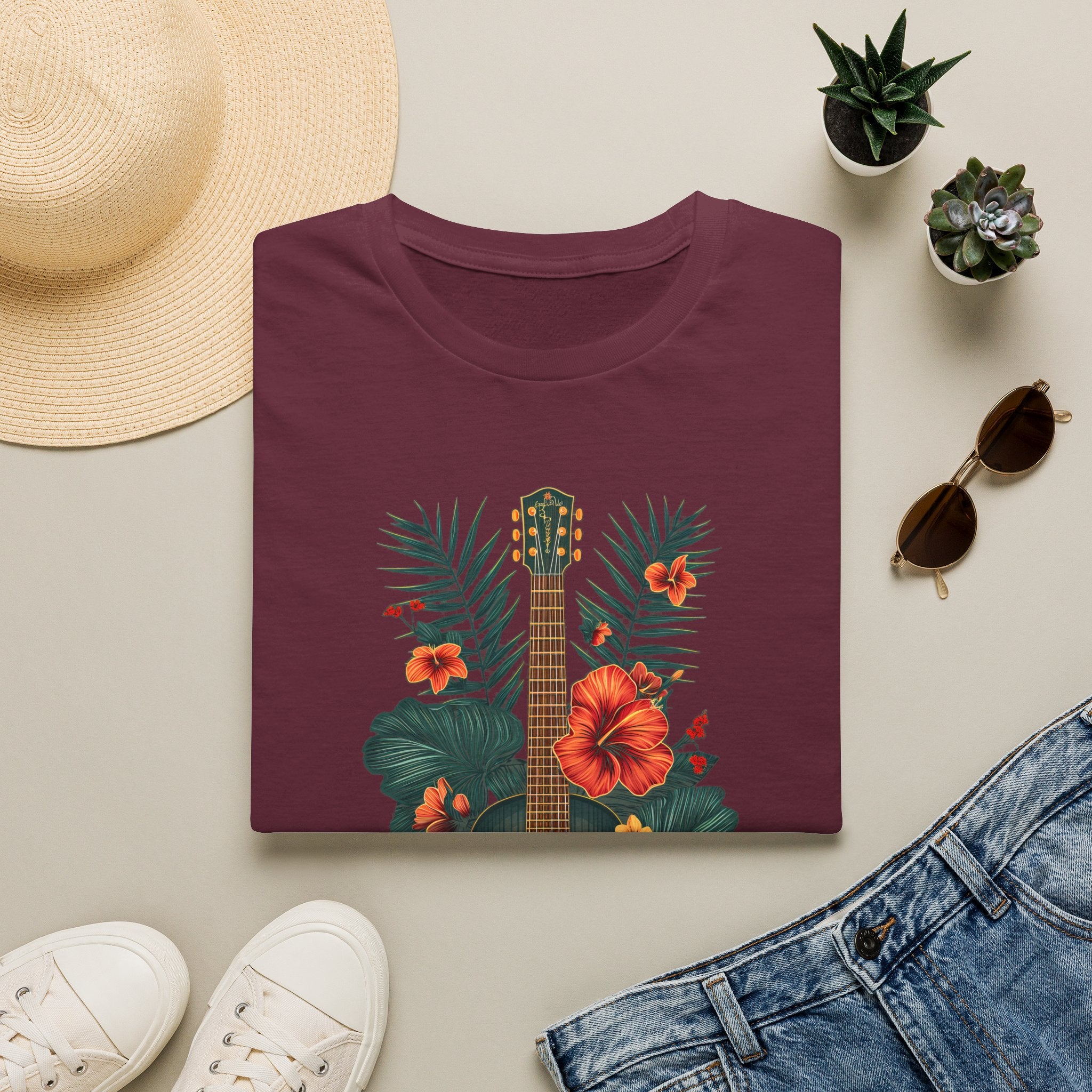 Vacation Island Ukulele T-Shirt