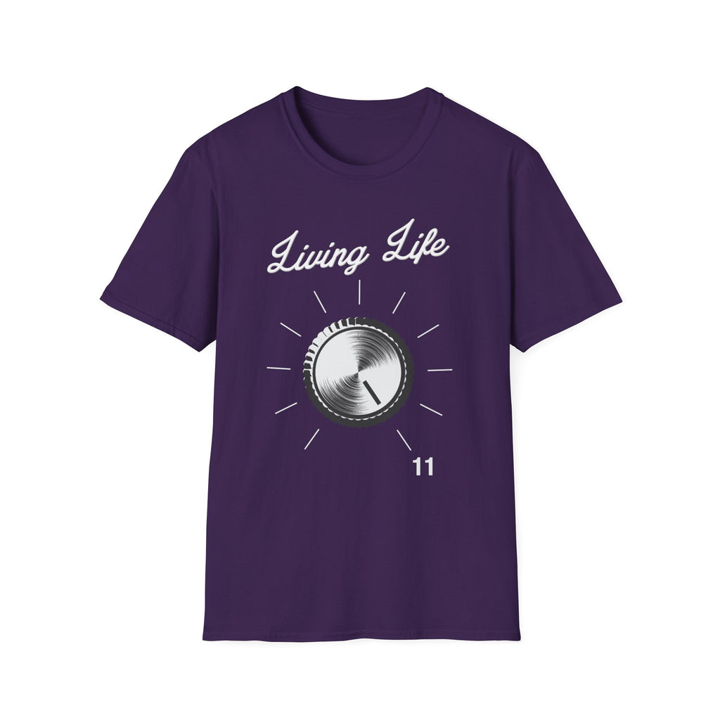 Volume Knob Living Life on Eleven T-Shirt