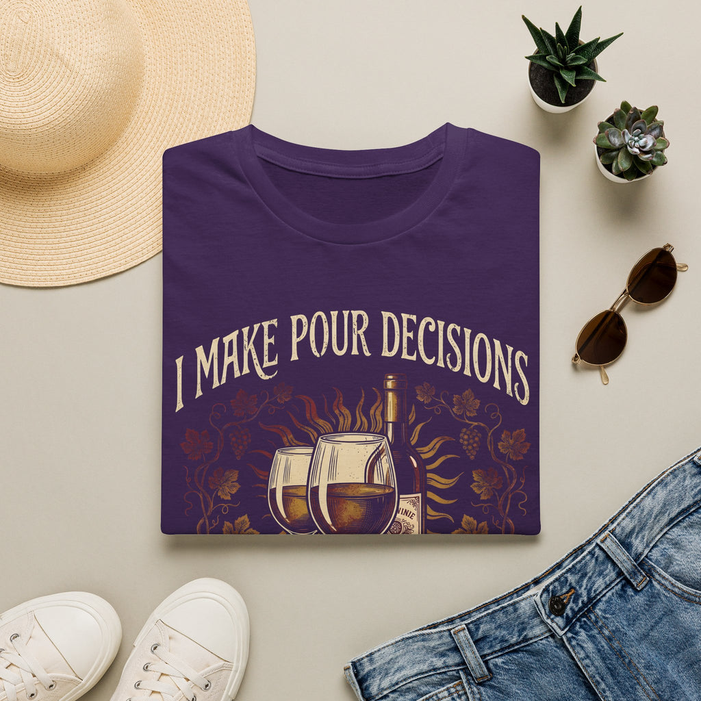 Pour Decisions Wine Lovers Vacation T-Shirt
