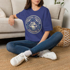 Perpetual Vacation T-Shirt — 'Crushing It' Vintage Barrel & Wine Graphic