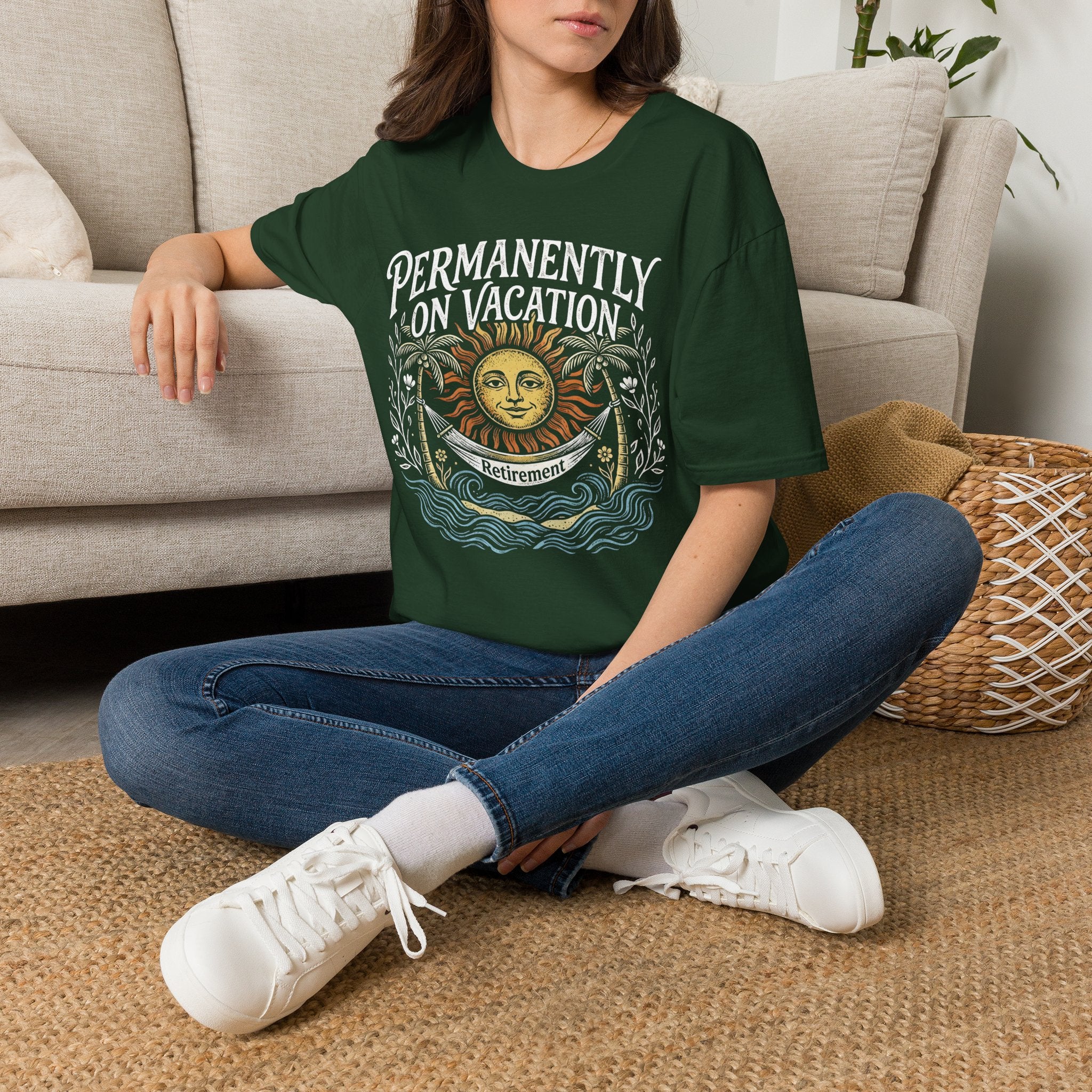Permanently on Vacation Retirement T-Shirt
