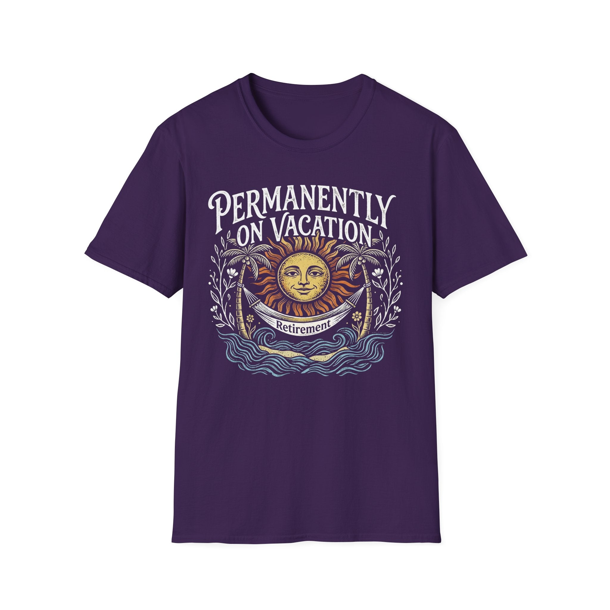 Permanently on Vacation Retirement T-Shirt