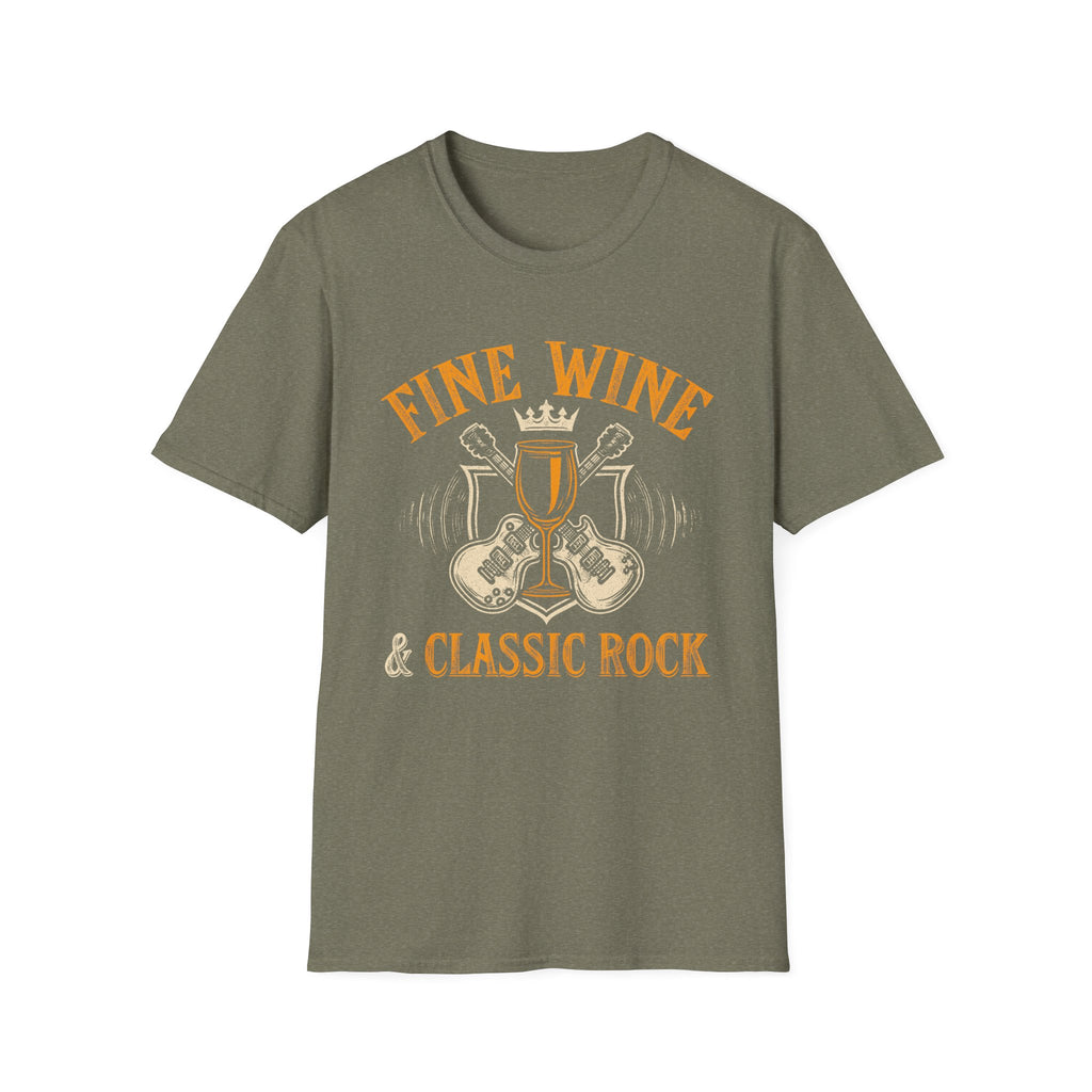 Fine Wine and Classic Rock T-Shirt